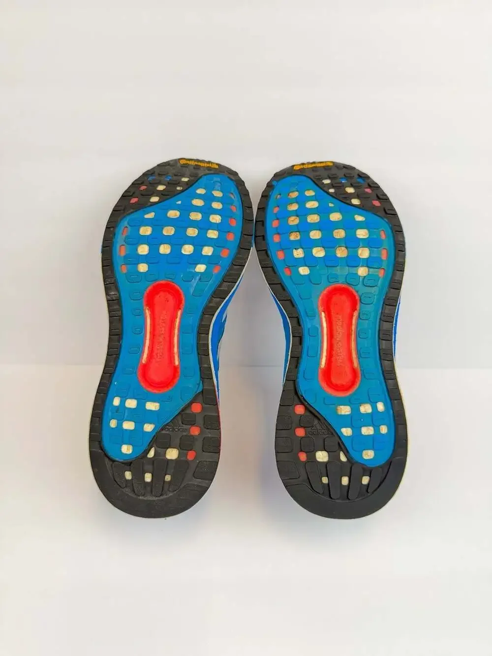 Adidas SolarGlide 4 ST Men's Running Shoes - Blue Silver Red Size 10